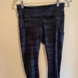 Lululemon Blue Camo Leggings